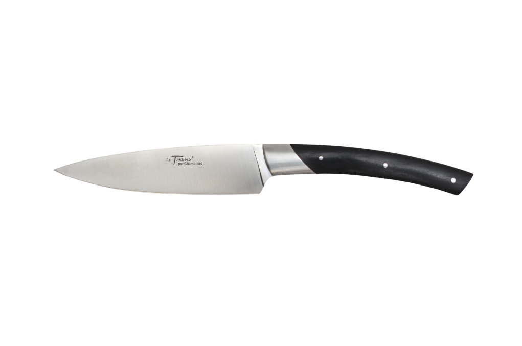 Couteau de cuisine coutellerie Chambriard "Les grands gourmets" - Couteau à désosser 12 cm ébène