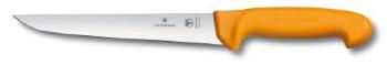 Couteau à désosser/saigner Swibo lame 14 cm - Manche grillon jaune