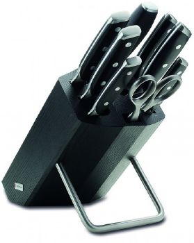 BLOC NOIR DE 8 PIECES X-LINE - WUSTHOF