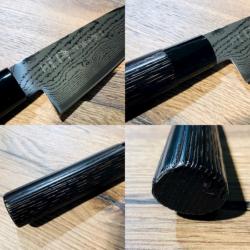 Couteau japonais Shippu Black Tojiro Nakiri 16,5 cm