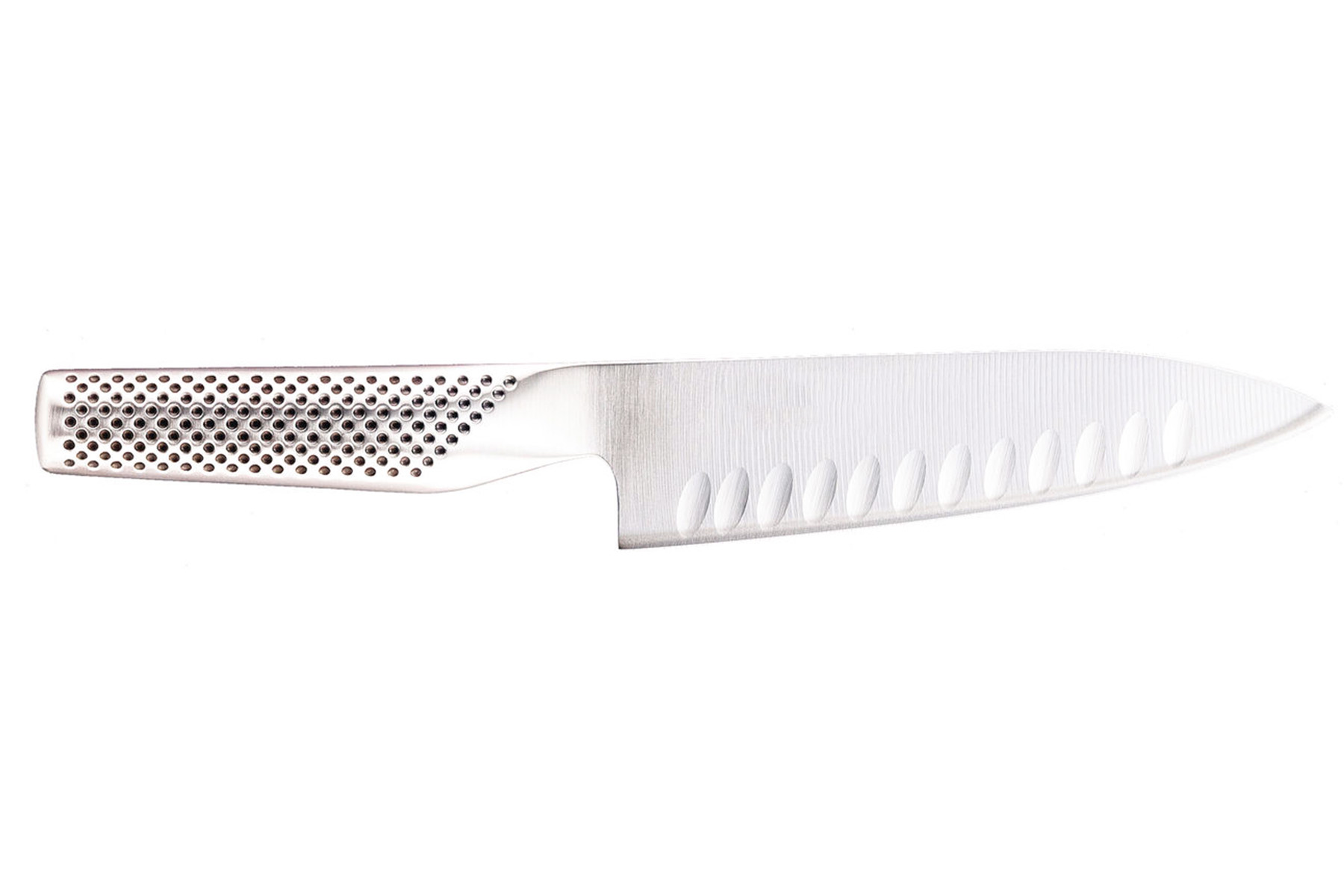 Couteau japonais Global g-series G77 - Couteau de chef alvéolé 20 cm