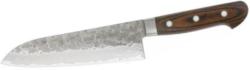 COUTEAU DE CUISINE JAPONAIS ARTISANAL MUSAKICHI SANTOKU 185 MM