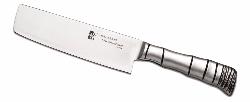 COUTEAU DE CUISINE JAPONAIS TAMAHAGANE GAMME BAMBOO 3 PLY SPECIAL STEEL NAKIRI 18 CM