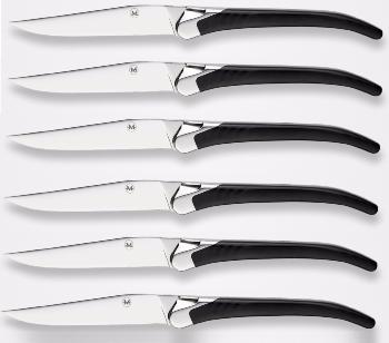 SET DE 6 COUTEAUX DE TABLE HENRI MAZELIER LEGEND - NOIR