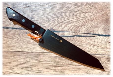 Saya bois noir Ryusen pour couteau honesuki 15 cm