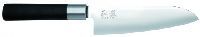 COUTEAU DE CUISINE JAPONAIS KAI WASABI BLACK SANTOKU 16,5 CM