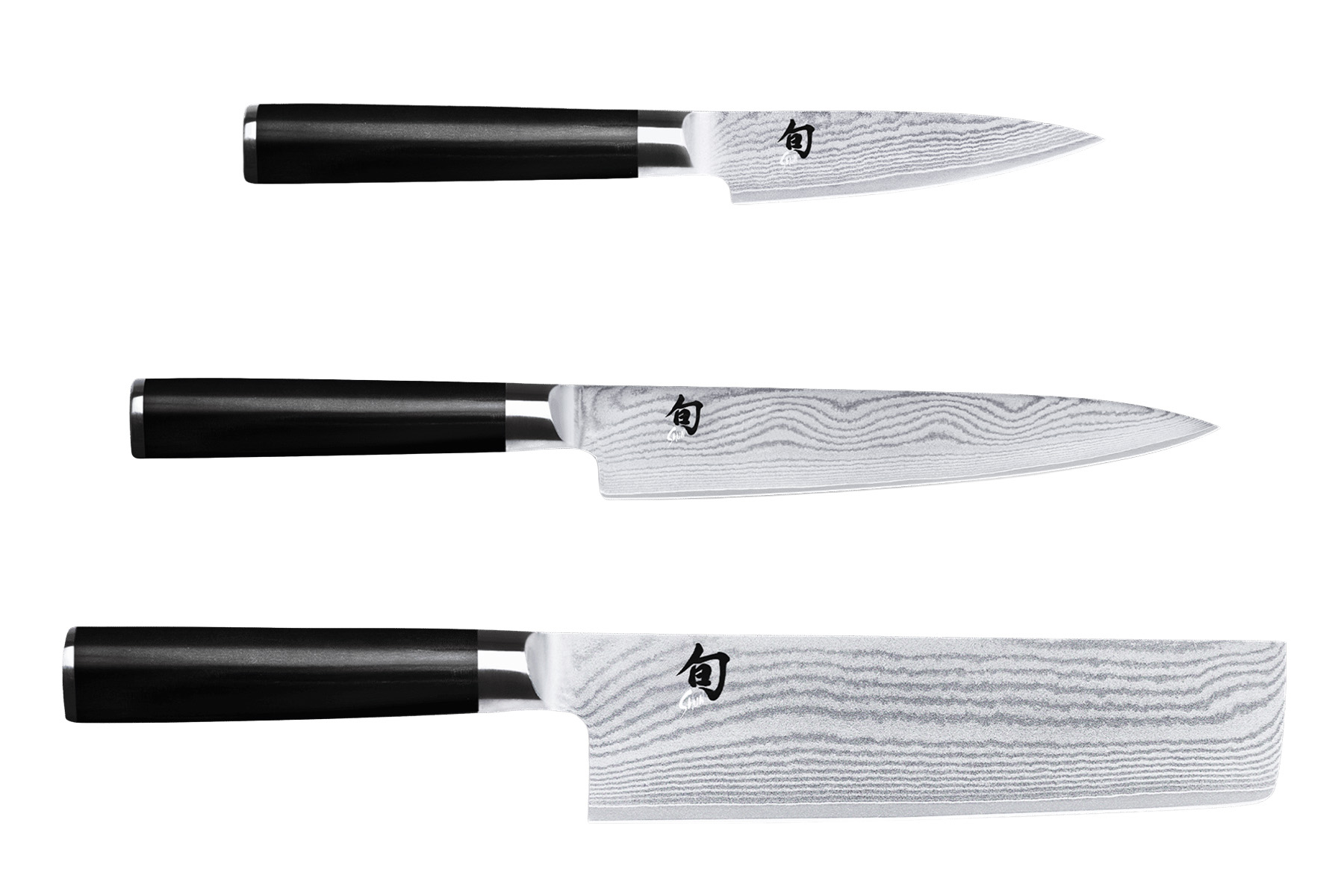 Set de 3 couteaux japonais Kai Shun Classic - 3 couteaux japonais pour légumes