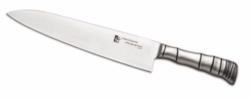COUTEAU DE CUISINE JAPONAIS TAMAHAGANE GAMME BAMBOO 3 PLY SPECIAL STEEL CHEF DE 18 CM