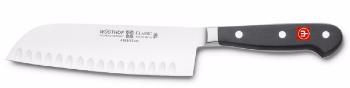 COUTEAU DE CUISINE  WUSTHOF CLASSIC SANTOKU 17 CM ALVÉOLÉ