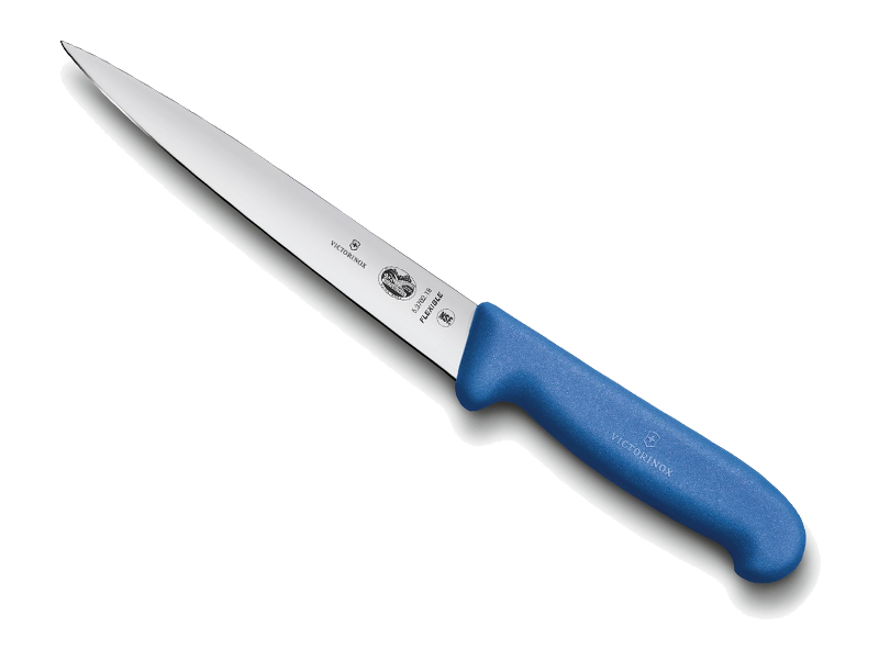 Couteau filet de sole / dénerver Victorinox - Manche bleu Fibrox