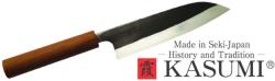 Couteau artisanal Japonais Kasumi black forged 16.50 cm Santoku