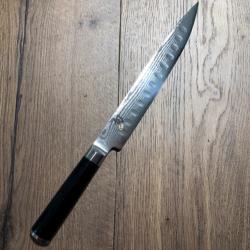 COUTEAU DE CUISINE JAPONAIS KAI TRANCHEUR ALVEOLE