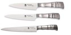 SET 3 COUTEAUX JAPONAIS TAMAHAGANE GAMME BAMBOO 3PLY "SPÉCIAL POISSON"