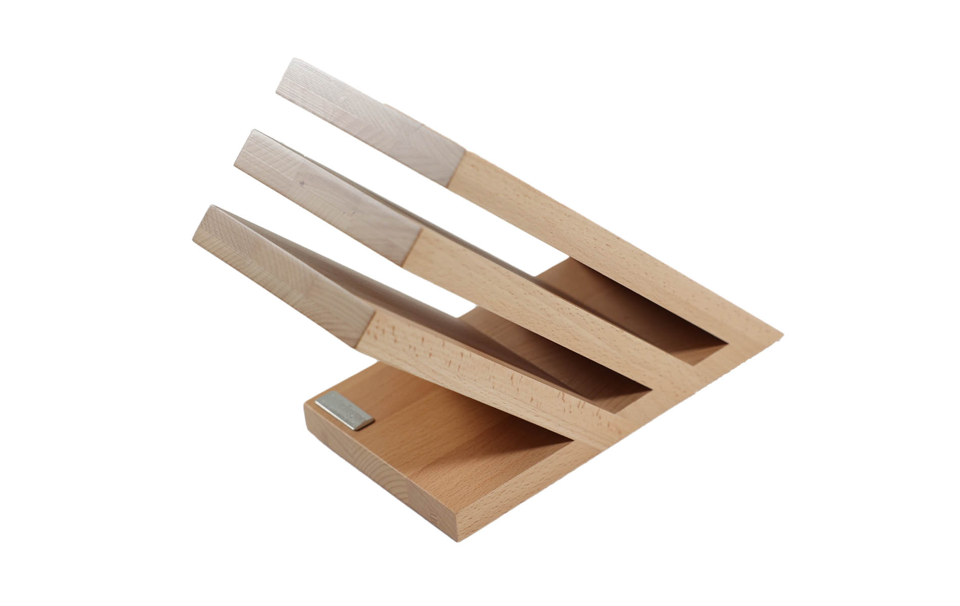 Bloc de rangement pour 6 couteaux japonais - Hêtre