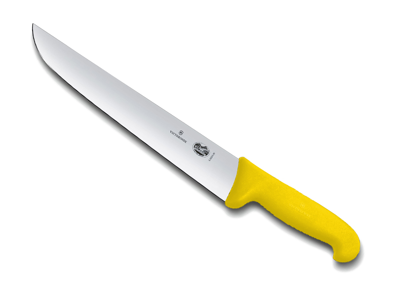 Couteau de boucher Victorinox lame 36 cm - Manche Fibrox jaune