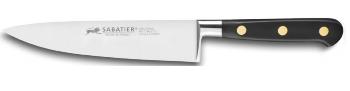 COUTEAU DE CUISINE FORGE IDEAL CARBONE -  COUTEAU DE CHEF 15CM