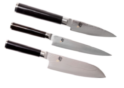 Set de 3 couteaux japonais Kai Shun Classic damas forme japonaise