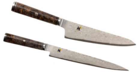 Set de 2 couteaux japonais Miyabi 50000MCD67 Utilitaire + Sujihiki