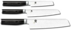 Set de 3 couteaux japonais Kai Shun Premier Minamo "forme japonaise"