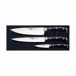 ENSEMBLE DE 3 COUTEAUX DE CUISINE WUSTHOF CLASSIC IKON