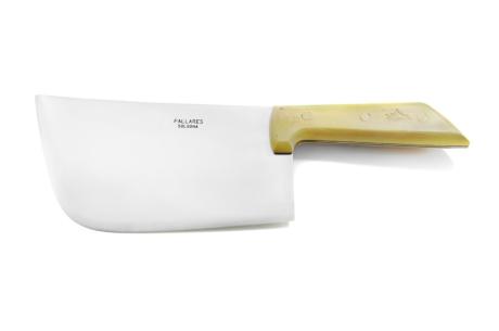 Couteau de cuisine Pallarès Solsona - Couperet de boucher n°0 carbone (24,5 cm x 11,5 cm)
