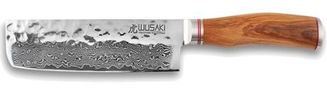 Couteau Wusaki Damas VG10 - couteau nakiri 17 cm