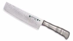 COUTEAU DE CUISINE JAPONAIS TAMAHAGANE GAMME BAMBOO KYOTO 63 PLY NAKIRI 18 CM