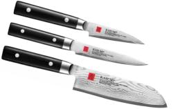 SET 3 COUTEAUX DE CUISINE JAPONAIS KASUMI STANDARD "FORME JAPONAISE