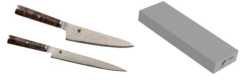 Set de 2 couteaux japonais Miyabi 50000MCD67 Utilitaire + Sujihiki + Pierre à affûter Miyabi