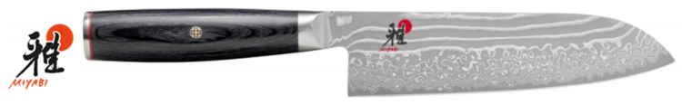 Couteau japonais Miyabi 5000FCD Santoku 18 cm