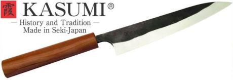 Couteau artisanal Japonais Kasumi black forged 15 cm Petty