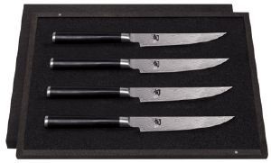 Coffret de 4 couteaux de table japonais Kai Shun Classic Damas