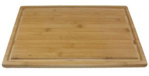 PLANCHE A DECOUPER EN BAMBOU AVEC RIGOLE