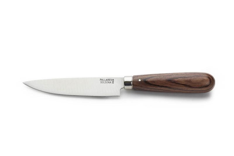 Couteau de cuisine Pallarès Solsona - Couteau d'office bois de violette 10 cm acier inox