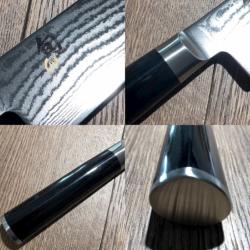 Couteau japonais trancheur 23 cm Kai Shun Classic - lame alvéolée