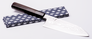 COUTEAU DE CUISINE ARTISANAL JAPONAIS CHROMA HAIKU ITAMAE SANTOKU 18 CM