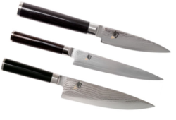 Set de 3 couteaux japonais Kai Shun Classic damas forme européenne