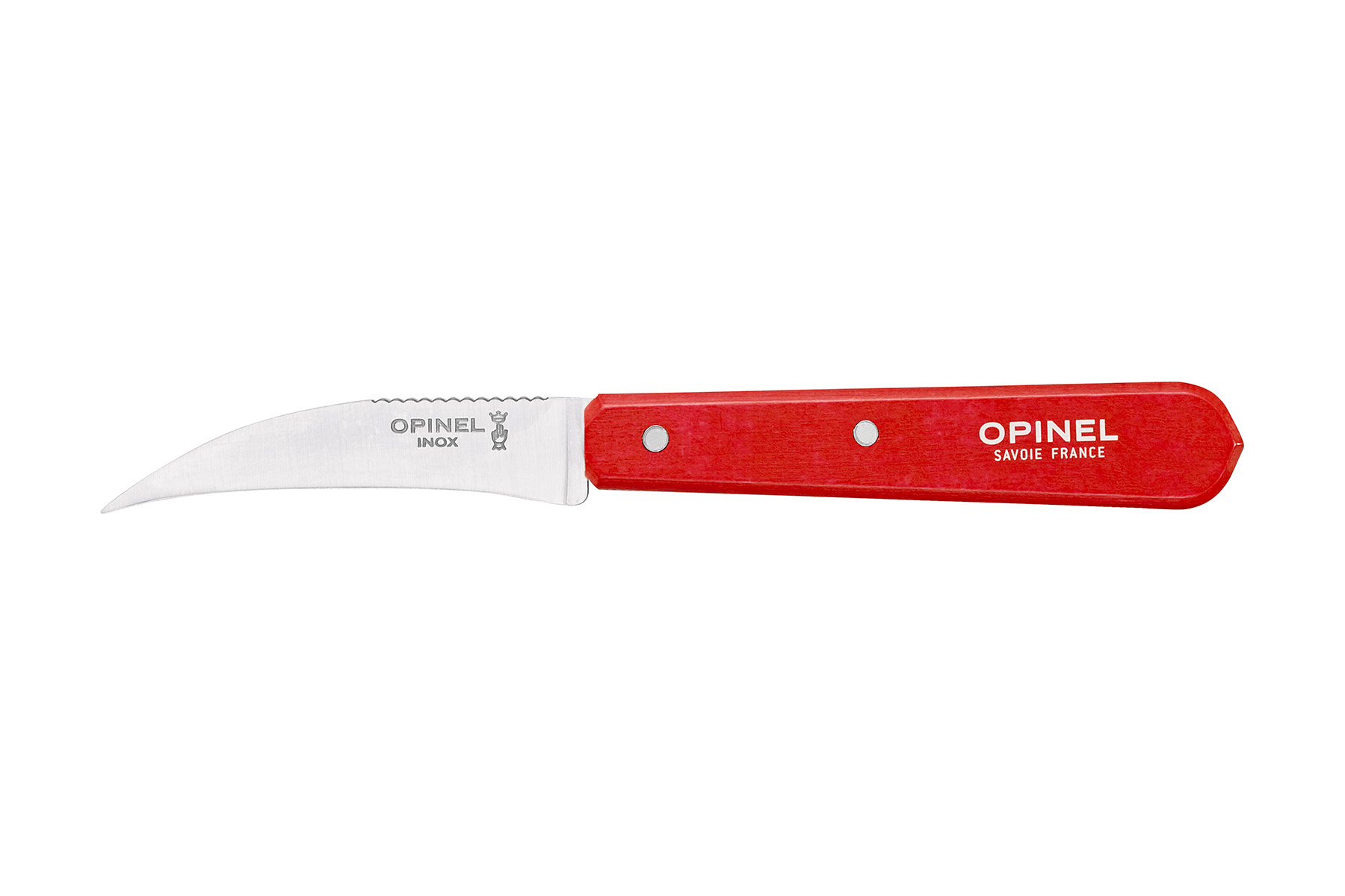Couteau bec d'oiseau Opinel n°114 - Manche rouge