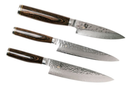Set de 3 couteaux japonais Kai Shun Premier "Forme européenne"