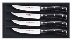 ENSEMBLE DE 4 COUTEAUX A STEAK WUSTHOF CLASSIC IKON