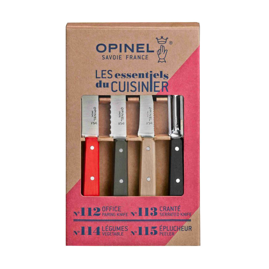 Coffret 4 couteaux Opinel Les essentiels Loft