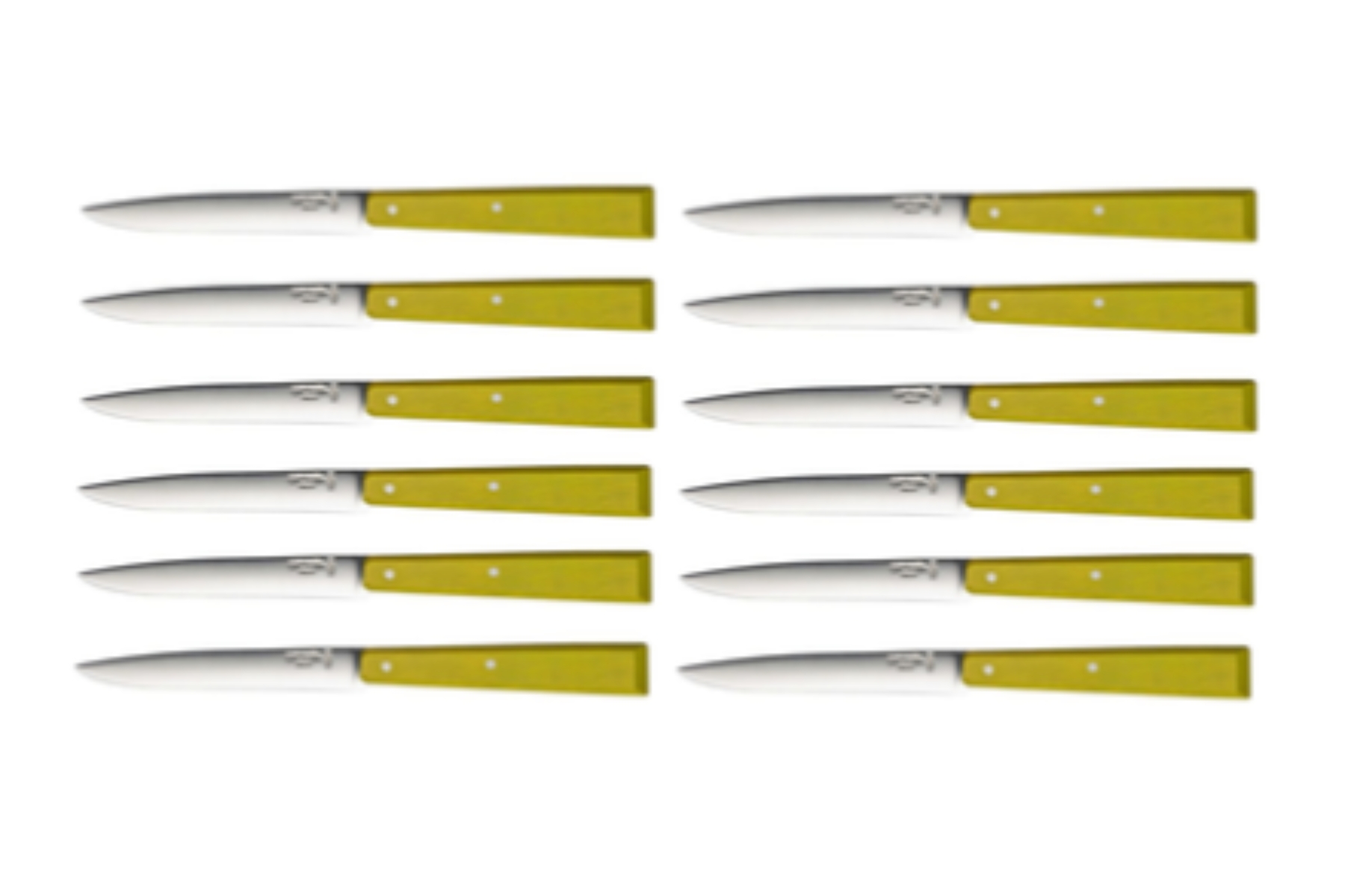 Coffret de 12 couteaux de table Opinel "N°125" coloris tilleul