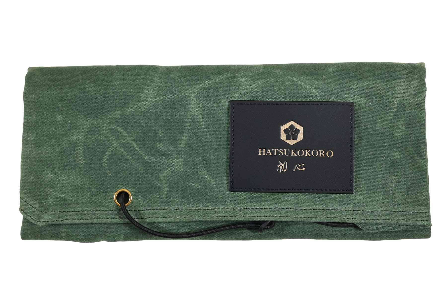 Mallette de rangement Hatsukokoro pour 5 couteaux - Coloris vert