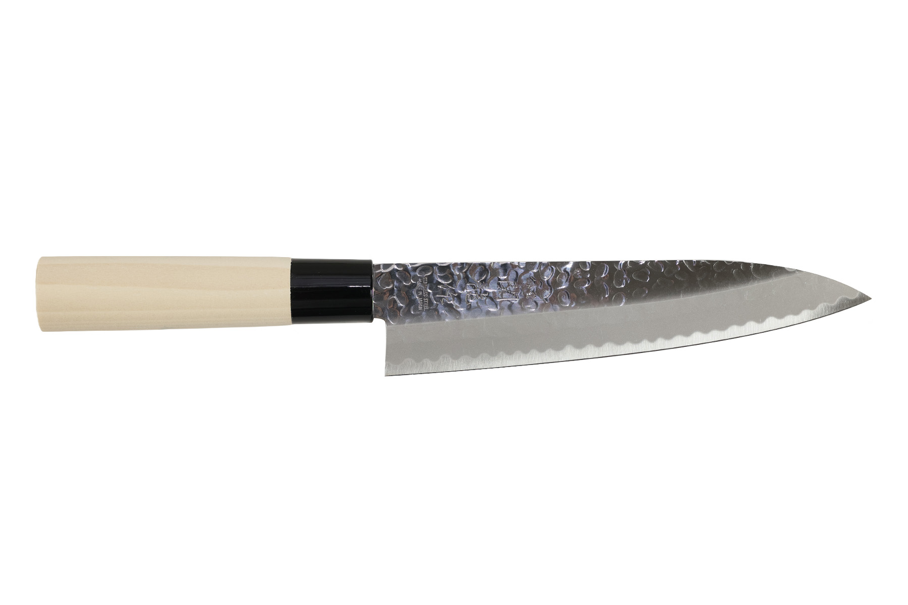 Couteau japonais Jaku Sekiryu Hammered - Couteau gyuto 18 cm