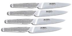 SET DE 4 COUTEAU DE CUISINE JAPONAIS A STEACK GLOBAL GSF-SERIES GSF4023