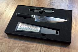 SET KAI SHUN CLASSIC AVEC COUTEAU DE CUISINE JAPONAIS CHEF 20 CM + EPLUCHEUR KAI SELECT ET ZESTEUR