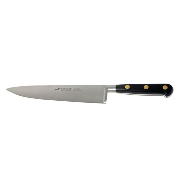 Couteau de cuisine Sabatier Forgé Idéal rivets en laiton - Couteau de chef 20 cm