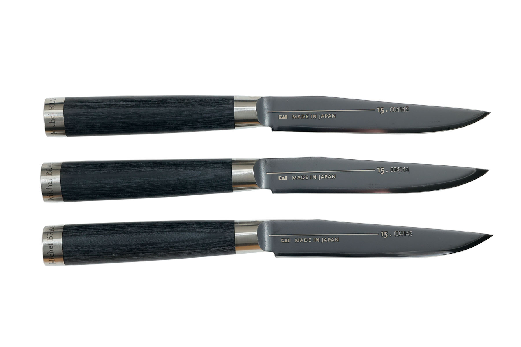 Coffret 3 couteaux japonais Kai Michel Bras - Couteaux de table