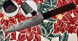 COUTEAU DE CUISINE JAPONAIS ARTISANAL KAMO HOCHO UTILITAIRE 14 CM
