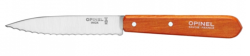 COUTEAU D'OFFICE OPINEL N°113 - LAME MICRODENTÉE MANDARINE